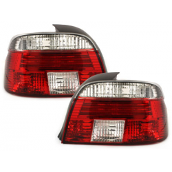Feux arrière BMW E39 95-00-Rouge/Cristal