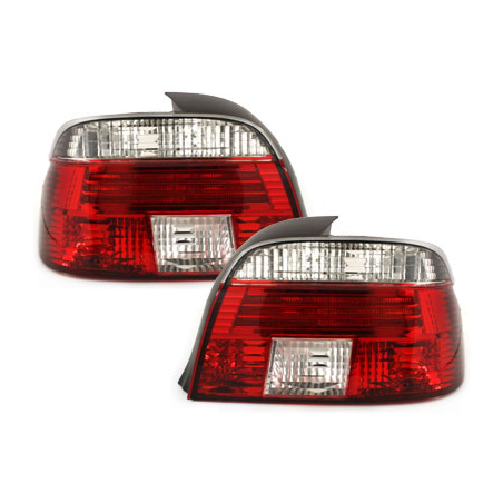 Feux arrière BMW E39 95-00-Rouge/Cristal