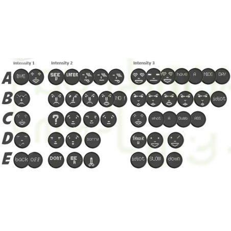 Emoticon LED + télécommande Pour lunette arriere Emoticon LED + télécommande Pour lunette arriere