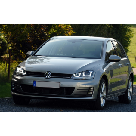 Phares Golf 7 VW Halogène avec feux diurnes R-Look