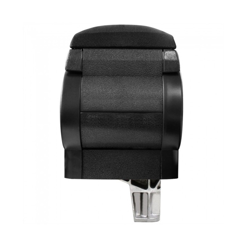 1144 Accoudoir central VW Passat B5 avec compartiment de rangement, Couvercle en tissu noir 