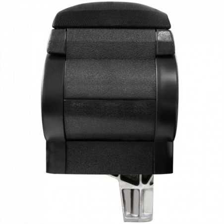 1144 Accoudoir central VW Passat B5 avec compartiment de rangement, Couvercle en tissu noir 