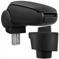 Accoudoir central en Tissu noir - Seat Ibiza 6J