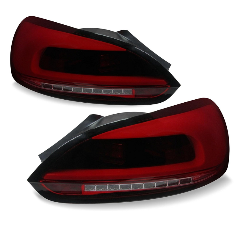 Feux arrière LED BAR rouge/fumé Volkswagen Scirocco (2008-2015) Feux arrière LED BAR rouge/fumé Volkswagen Scirocco (2008-2015)