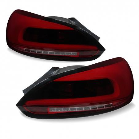 Feux arrière LED BAR rouge/fumé Volkswagen Scirocco (2008-2015)