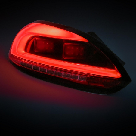 Feux arrière LED BAR rouge/fumé Volkswagen Scirocco (2008-2015)