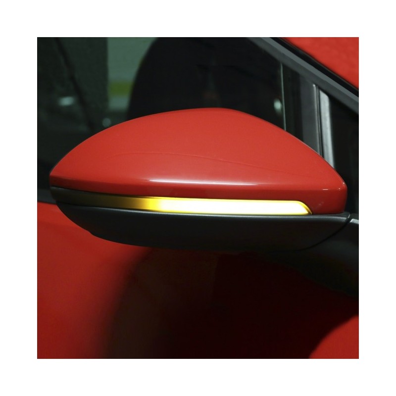 Kit clignotants rétroviseurs led dynamique noir pour Golf 7 et Touran 2