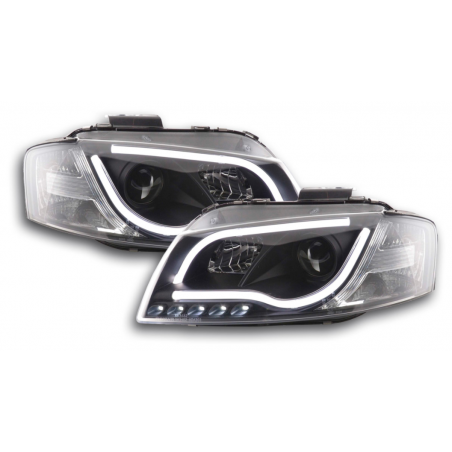  Phares Tube Light AUDI A3 8P Drl noir - R87 - LTI DRAGON LIGHT