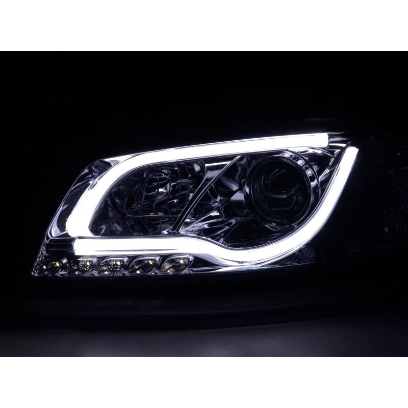  Phares Tube Light AUDI A3 8P Drl noir - R87 - LTI DRAGON LIGHT