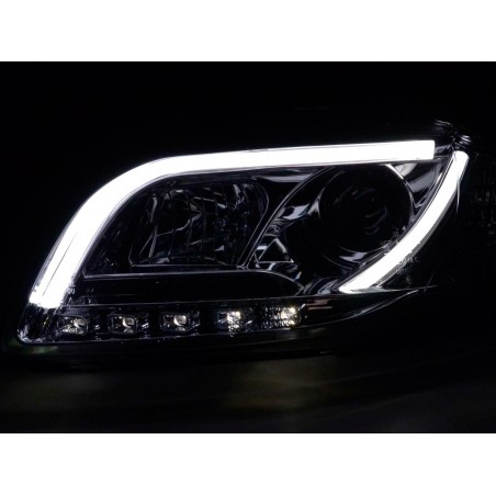  Phares Tube Light AUDI A4 B7 Drl chrome - R87 - LTI DRAGON LIGHT