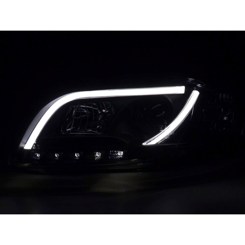  Phares Tube Light  AUDI A4 B7 Drl noir - R87 - LTI DRAGON LIGHT