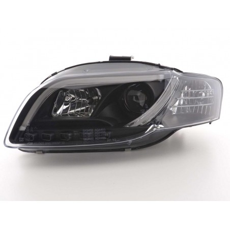  Phares Tube Light  AUDI A4 B7 Drl noir - R87 - LTI DRAGON LIGHT