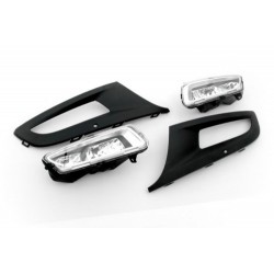 Kit Feux diurne + antibrouillard noir Polo 6R
