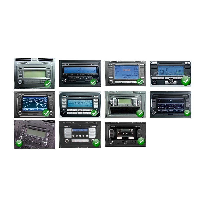 Gps Spécifique pour Vw/Seat/Skoda Zenec NC-2011D 