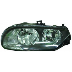 phare design G, noir, H7/H1, pour règl. électr.     ALFA 156,