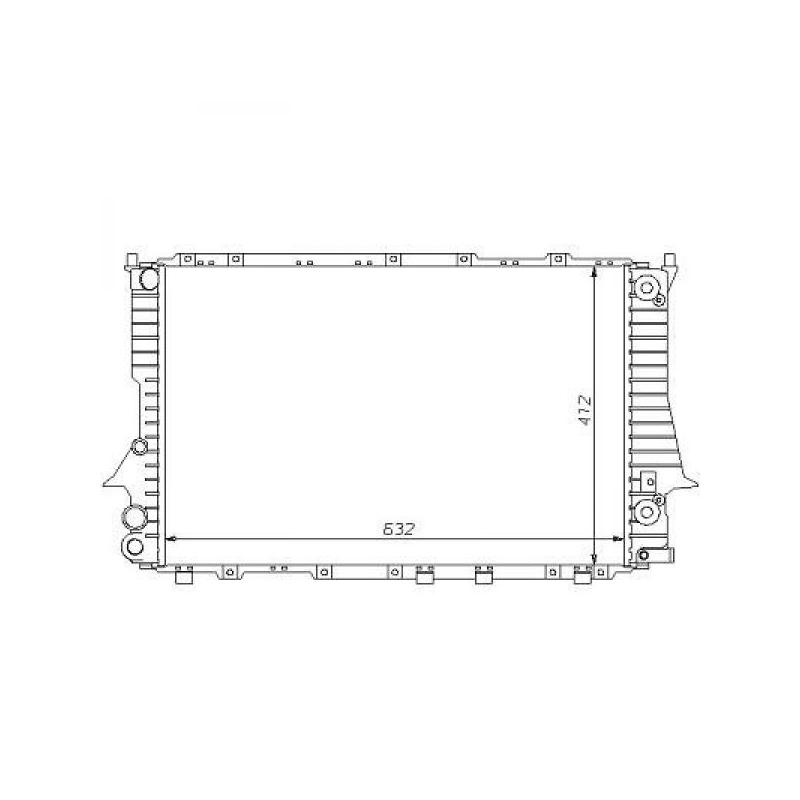 Radiateur        AUDI 100+A6 