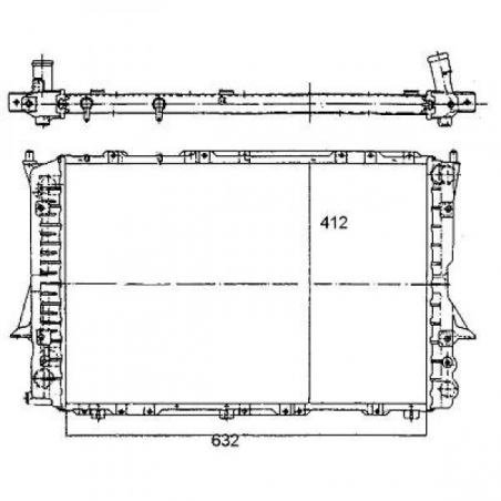 Radiateur        AUDI 100/A6,