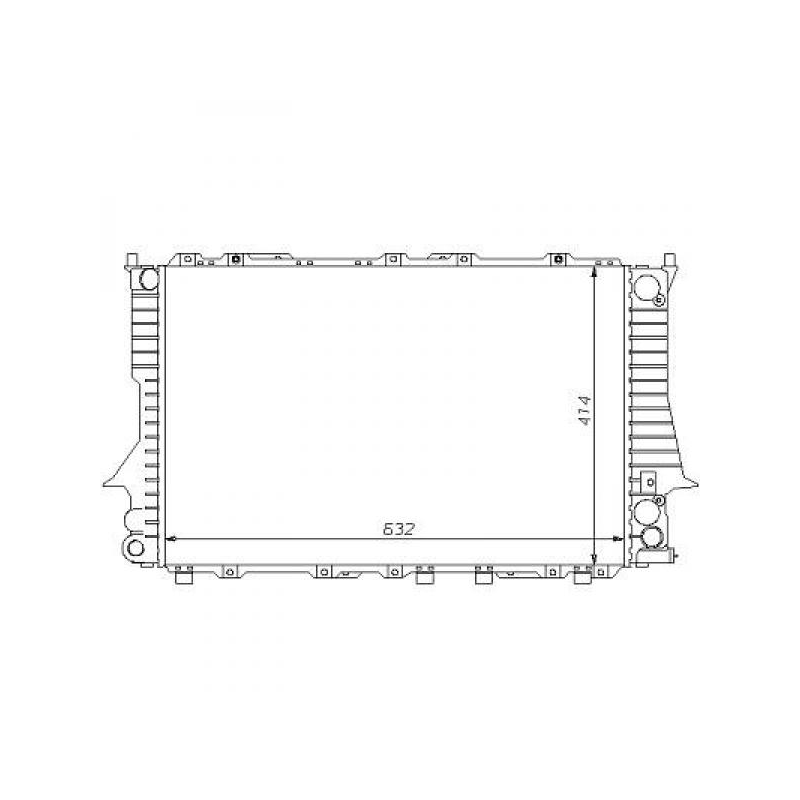 Radiateur        AUDI 100,A6,