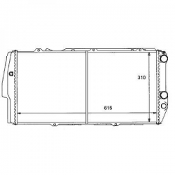 Radiateur           AUDI 100,