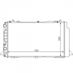 Radiateur            AUDI 80,