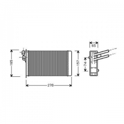HEIZUNGSRadiateur AUDI B3,B4