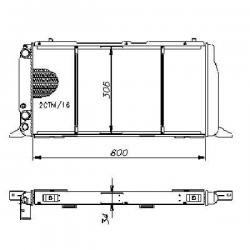Radiateur            AUDI 80,