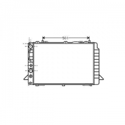 Radiateur            AUDI 80,