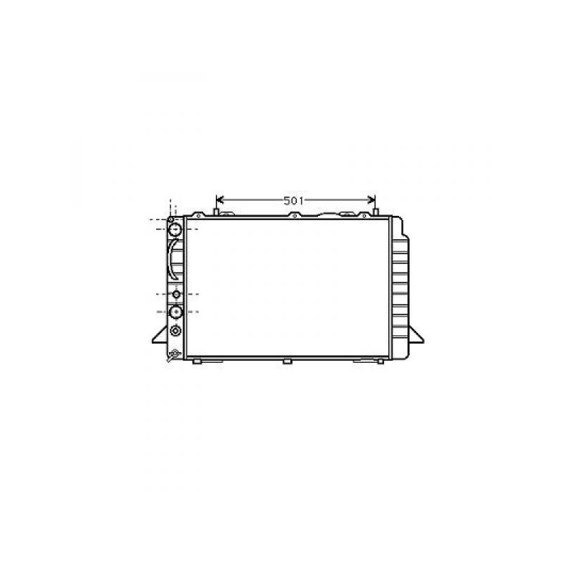 Radiateur            AUDI 80,