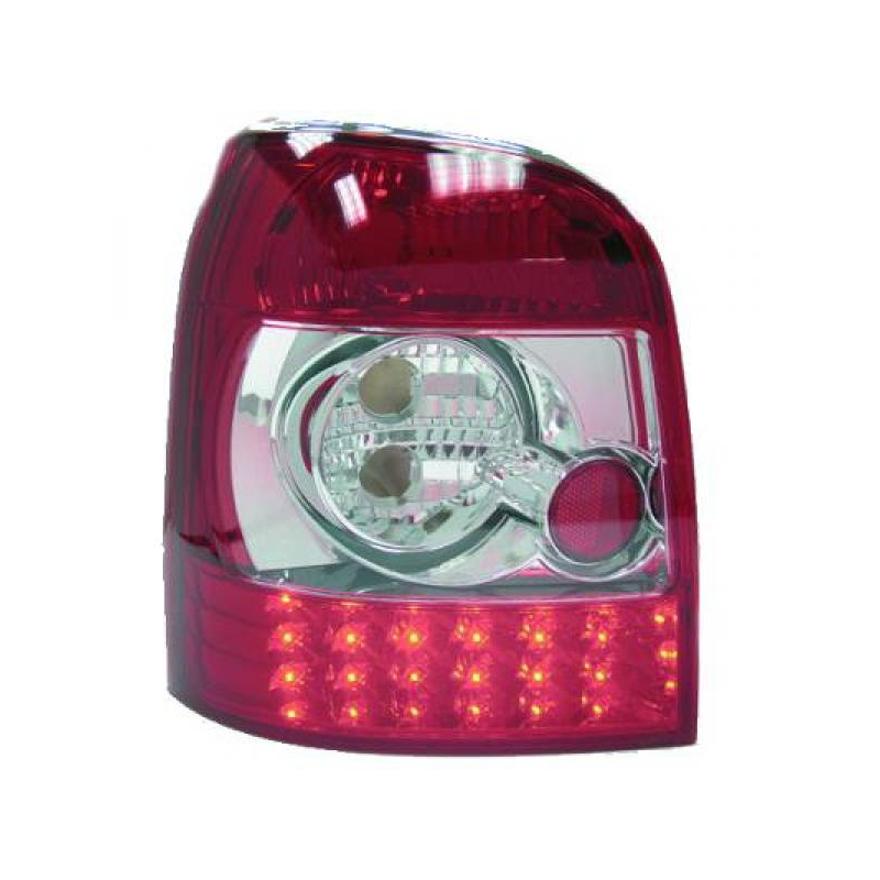 Feux arrière design LED rouge/blanc pour Audi A4 Break