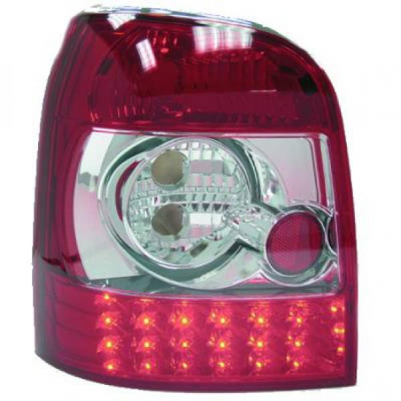 Feux arrière design LED rouge/blanc pour Audi A4 Break