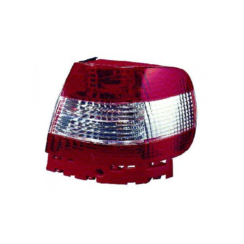 Feux arrière design rouge/blanc côté Audi A4