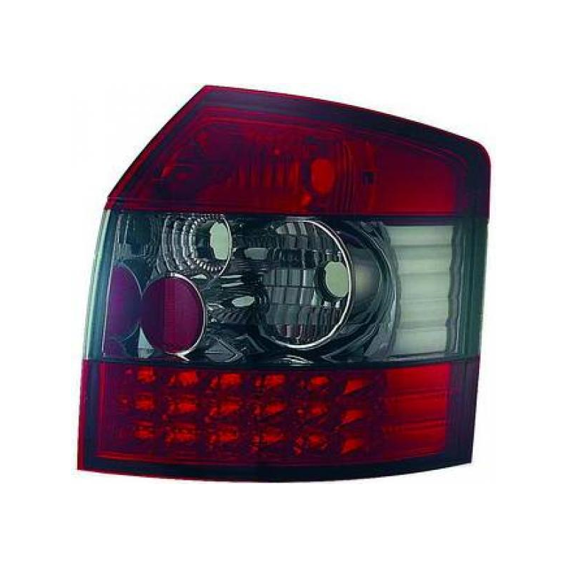 Feux arrière design LED rouge/noir, Audi A4 Break