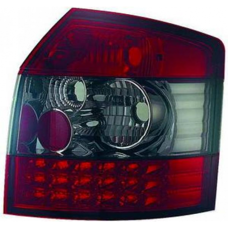 Feux arrière design LED rouge/noir, Audi A4 Break