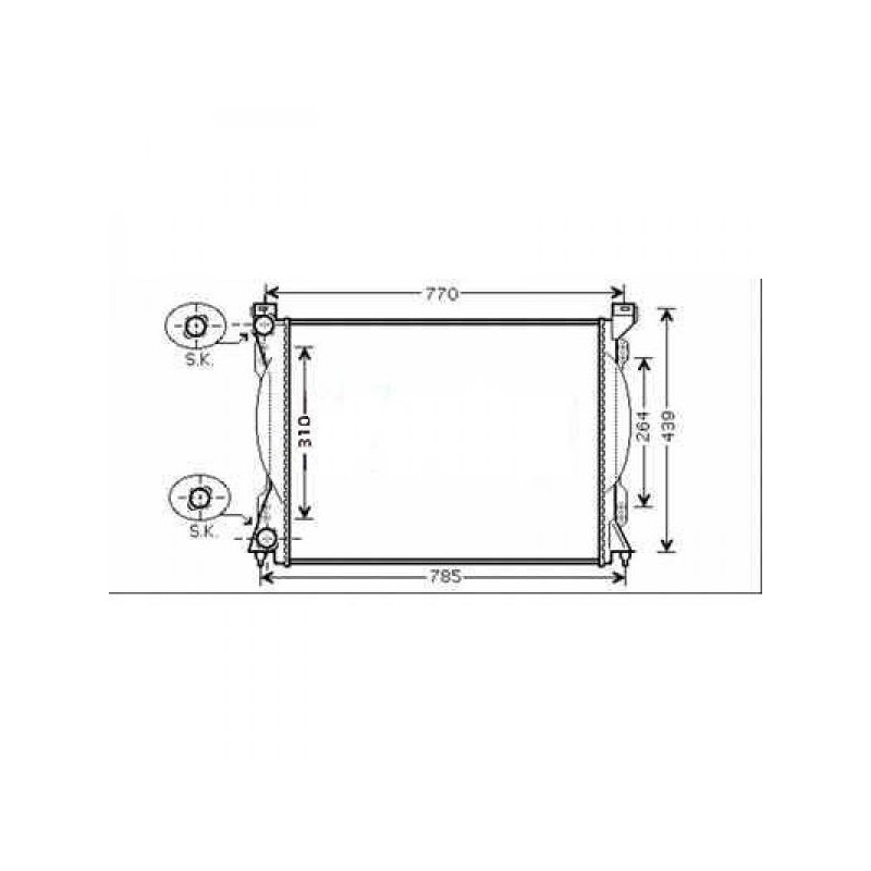 Radiateur            AUDI A6,