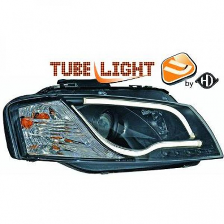 Kit phares noir design avec led AUDI A3 8P Kit phares noir design avec led AUDI A3 8P