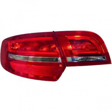 Kit feux arrière design Led Rouge Clair Audi A3,