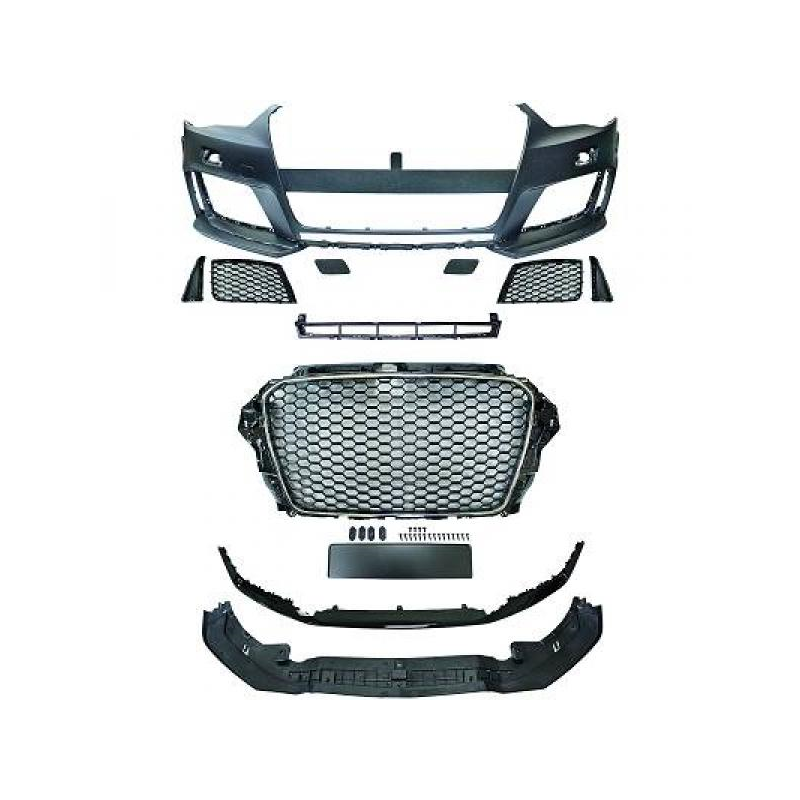 Kit Parechoc Avant Sport Style RS3 pour Audi A3 8V