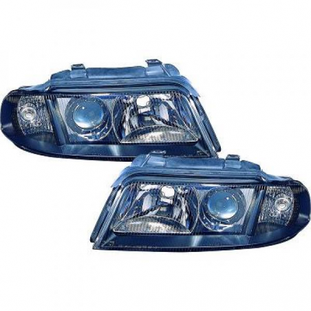 PHARES DESIGN, NOIR, H7/H7, RÉGL. ÉLECTR. AUDI A4, PHARES DESIGN, NOIR, H7/H7, RÉGL. ÉLECTR. AUDI A4,