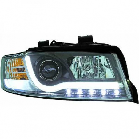 Kit phares noir design Led AUDI A4 B6 Kit phares noir design Led AUDI A4 B6