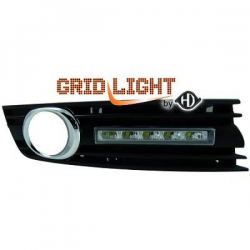 FEUX DIURNES, SET, AVEC GRILLES POUR ANTI-BR., HOMOLOGATION R87      AUDI A4,