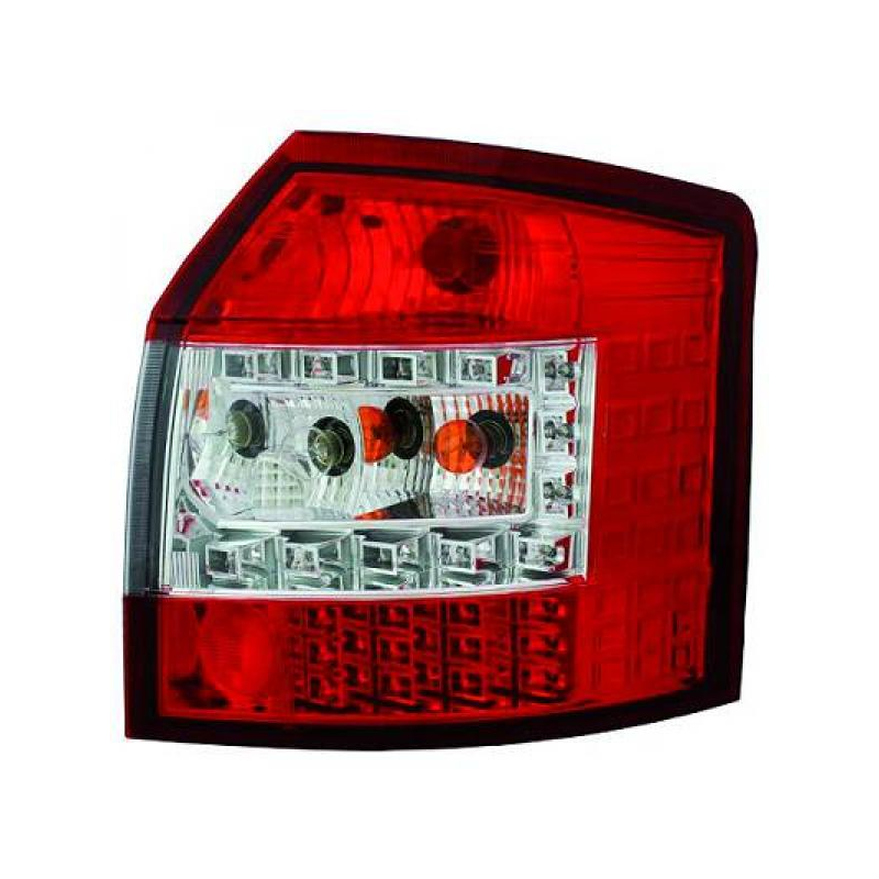 Feux arrière design LED rouge/blanc pour Audi A4