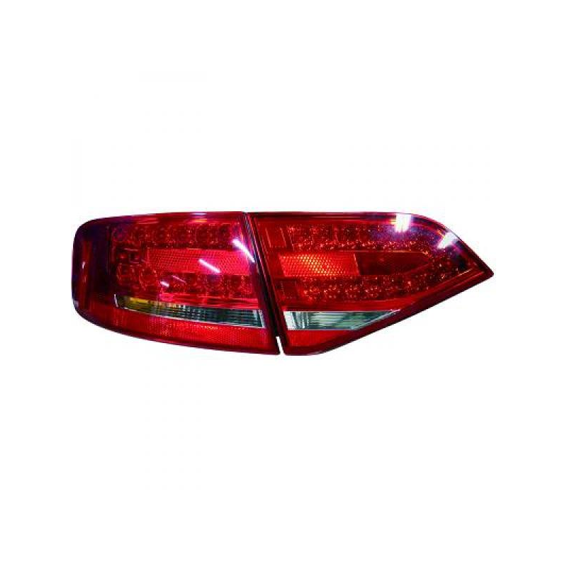 Feux arrière design LED rouge/blanc pour Audi A4
