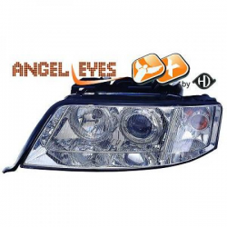 PHARES XENON, SET, CHROME, D2S+H7, RÉGL. ÉLECTR., ANNEAUX          A6,