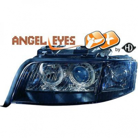 PHARES DESIGN XENON, NOIR, D2S+H7, ANNEAUX A6, PHARES DESIGN XENON, NOIR, D2S+H7, ANNEAUX A6,