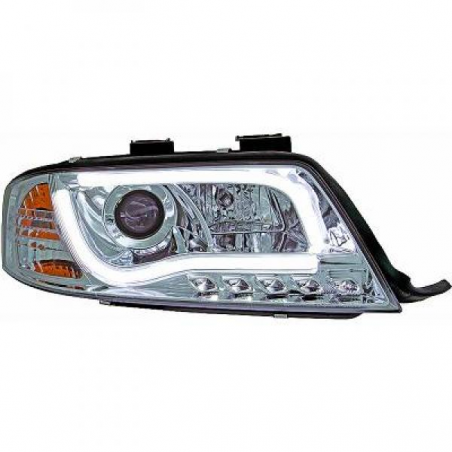 Kit phares chrome design Led AUDI A6 4B Kit phares chrome design Led AUDI A6 4B
