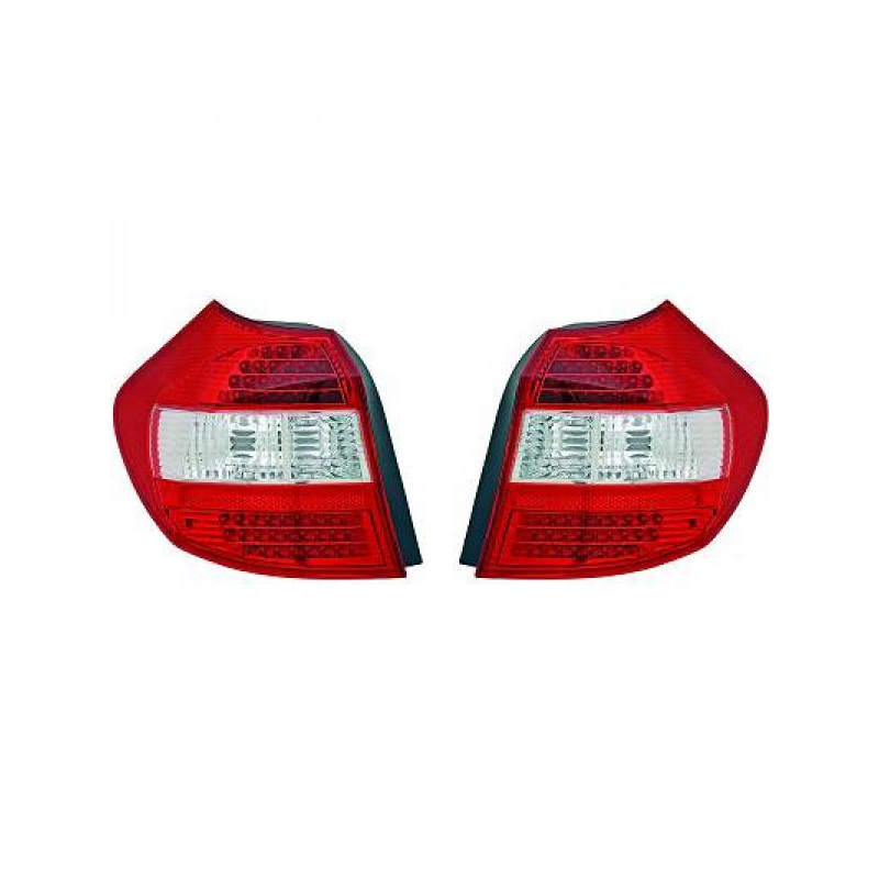 Feux arrière LED Design rouge-blanc BMW E87