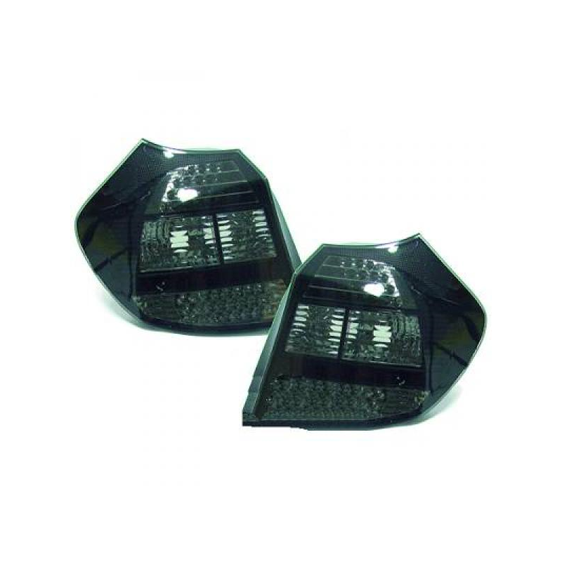 Feux arrière LED design noir pour BMW E87