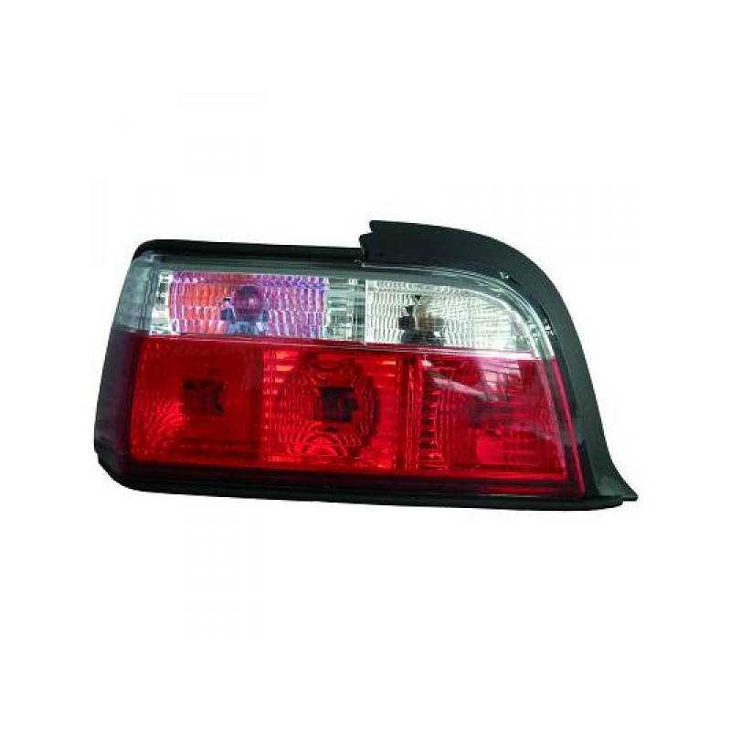 Feux arrière design rouge/blanc BMW E36 2-portes