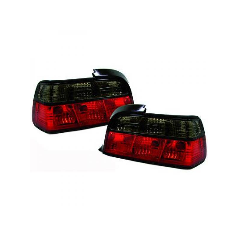 Feux arrière design rouge/noir BMW E36 2-portes