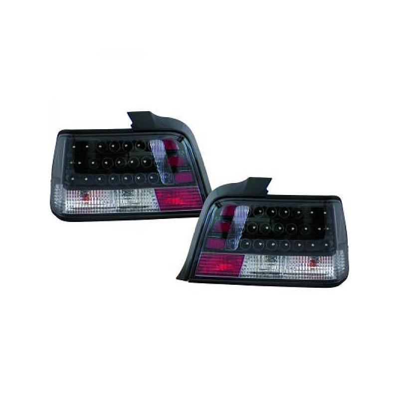 Feux arrière design noir LED BMW E36 Berline